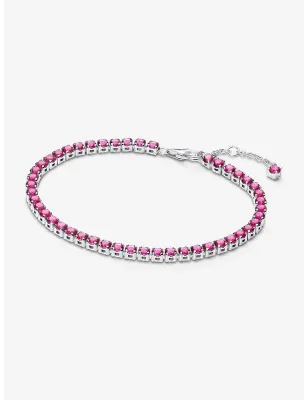 Bracciale Tennis cristalli rosa scuro Donna Pandora 591469C04-20 Pandora