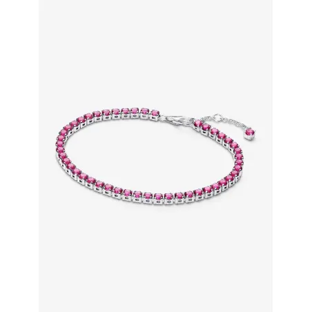 Bracciale Tennis cristalli rosa scuro Donna Pandora 591469C04-20 Pandora