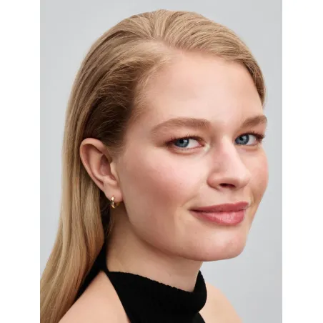 Orecchini Cerchi Piccoli Linea Avvolgente Donna Pandora