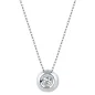 Collana punto luce in oro bianco Diamante 0.18 Ct Donna Demetra Collana punto luce in oro bianco Diamante 0.18 Ct Donna Demetra