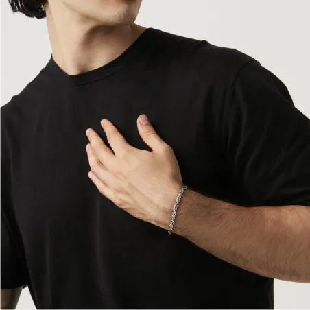 Bracciale Bizantina Quadra Piccola L Uomo Giovanni Raspini