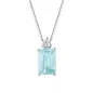 Collana Acquamarina Diamanti Oro bianco Donna Demetra Collana Acquamarina Diamanti Oro bianco Donna Demetra