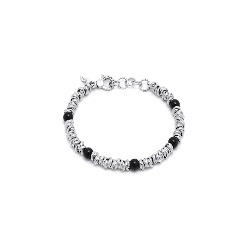 Bracciale Nodini e Onice L Uomo Giovanni Raspini