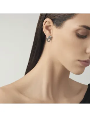 Orecchini Bottone Coccodrillo Donna Giovanni Raspini