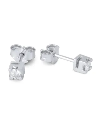 Orecchini Punti Luce Oro Diamanti 0.20 Ct Demetra