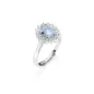 Anello regolabile Royal Lady zircone acquamarina Donna Amen Anello regolabile Royal Lady zircone acquamarina Donna Amen