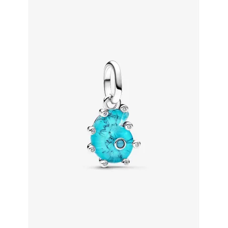 Charm Pendente Conchiglia Vetro di Murano Turchese Pandora 793900C01 Pandora
