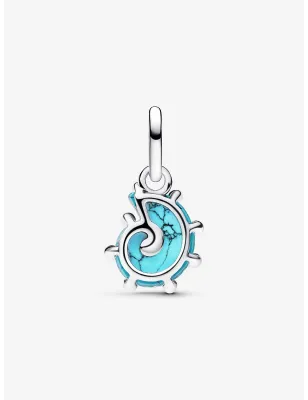 Charm Pendente Conchiglia Vetro di Murano Turchese Pandora