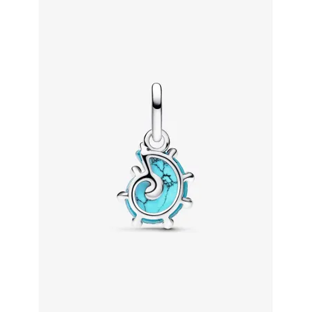 Charm Pendente Conchiglia Vetro di Murano Turchese Pandora