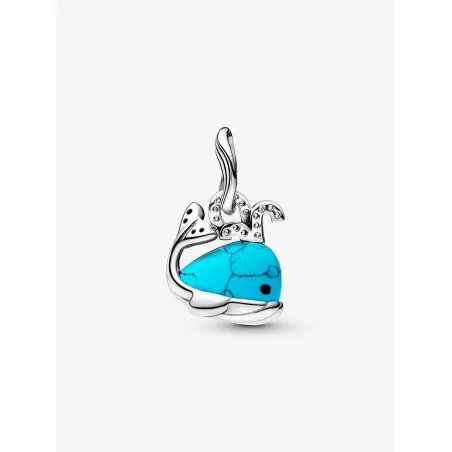 Charm Pendente Balena turchese Donna Pandora