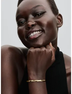 Bracciale aperto Linea Avvolgente 19cm Donna Pandora 563869C00-3 Pandora