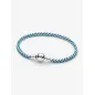 Bracciale Intreccio Tessuto Turchese 23cm Donna Pandora