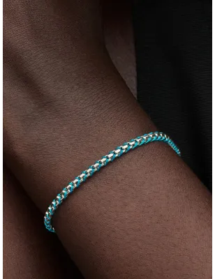 Bracciale Intreccio Tessuto Turchese 23cm Donna Pandora 593816C01-23 Pandora