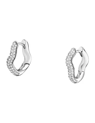 Orecchini Design Cerchio con cristalli Donna Morellato