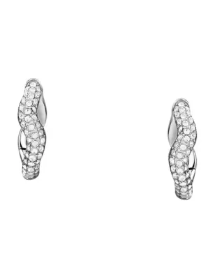 Orecchini Design Cerchio con cristalli Donna Morellato