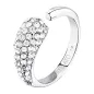 Anello Design Aperto pavé di cristalli mis.16 Donna Morellato