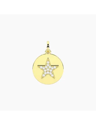 Ciondolo dorato Happy Place Donna Kidult 741172 Kidult