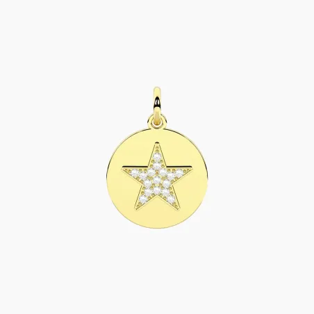 Ciondolo dorato Happy Place Donna Kidult 741172 Kidult