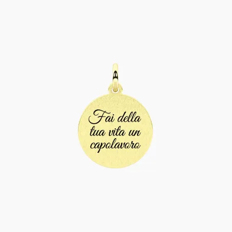 Ciondolo dorato Capolavoro Donna Kidult 741162 Kidult