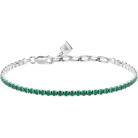 Bracciale Tennis con zirconi verdi Uomo Morellato