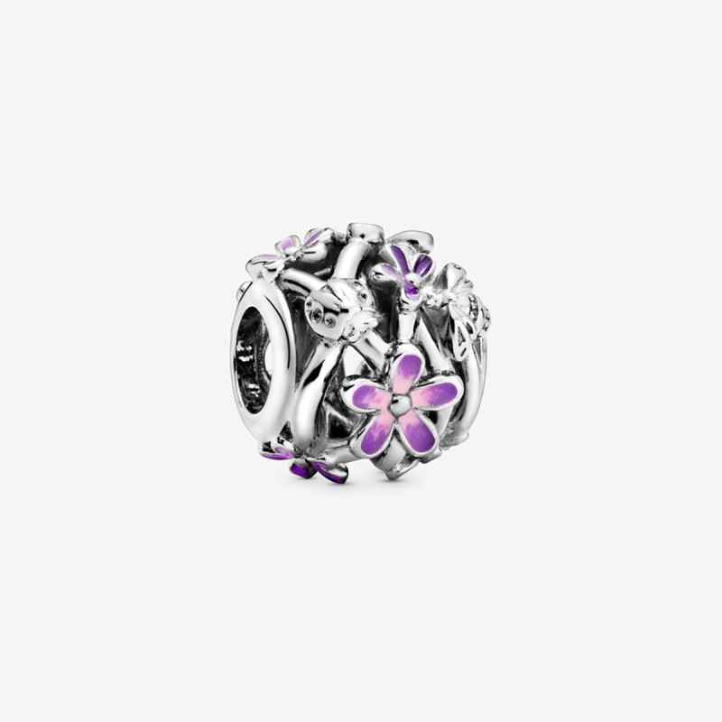 CHARM OPENWORK MARGHERITA VIOLA DONNA PANDORA 