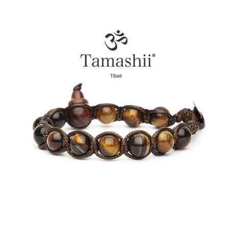 Bracciali Originale Occhio di Tigre Marrone Tamashii 1 Giro BHS900-214 Tamashii