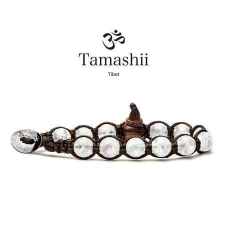 Bracciale Originale Cristallo di Rocca Cracked Tamashii 1 Giro BHS900-208 Tamashii