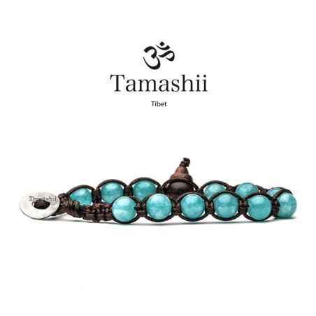 Bracciale Originale Giada Verde Acqua Tamashii Bracciale 1 Giro BHS900-200 Tamashii