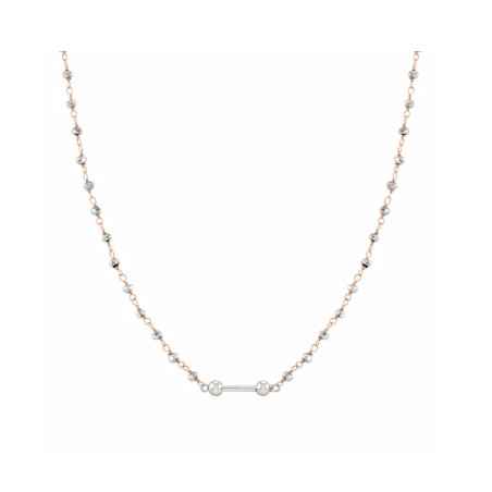 Collana Seimia Pvd Oro rosa e Pietre colorate Donna Nomination