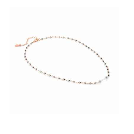 Collana Seimia Pvd Oro rosa e Pietre colorate Donna Nomination