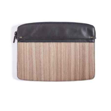 Porta Ipad noce e pelle Uomo Pininfarina