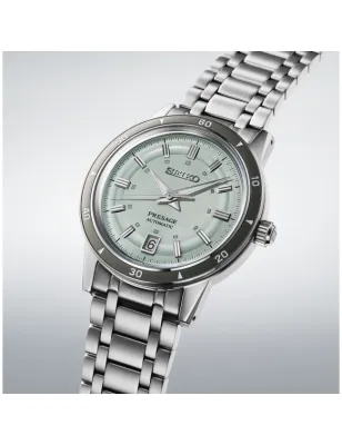 Orologio Style 60's Automatico 3 sfere data Uomo Seiko Presage SRPL71J1 Seiko