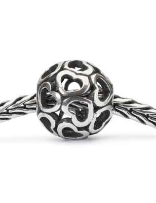 BEAD COPERTA DI CUORI DONNA TROLLBEADS  TAGBE-10201 Trollbeads