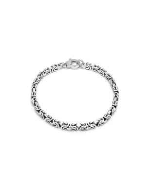 Bracciale argento maglia bizantina quadra Uomo Giovanni Raspini