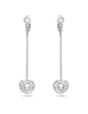 ORECCHINI SPIRALI RODIO DONNA SWAROVSKI GENERATION 5636510 Swarovski
