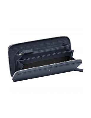 Portafoglio blu in pelle Donna Montblanc Sartorial 128589 Montblanc