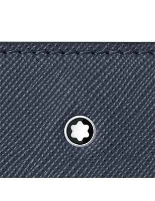 Portafoglio blu in pelle Donna Montblanc Sartorial 128589 Montblanc