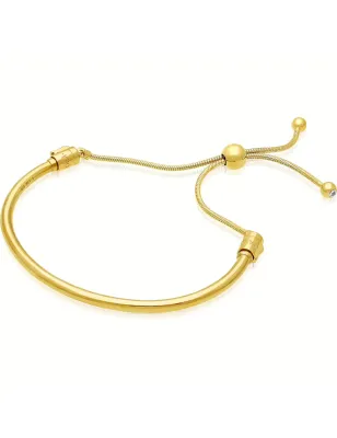 Bracciale rigido chiusura scorrevole gold Donna Pandora 567953CZ-1 Pandora