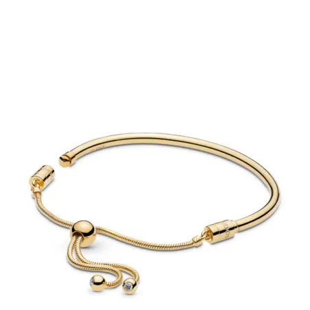 Bracciale rigido chiusura scorrevole gold Donna Pandora