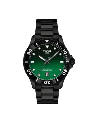 Orologio Pvd nero Quartz 40mm Uomo Tissot Seastar 1000