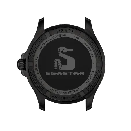 Orologio Pvd nero Quartz 40mm Uomo Tissot Seastar 1000