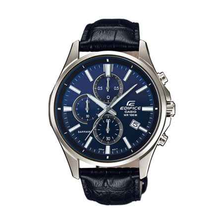 Orologio Acciaio e Pelle Uomo Casio Edifice