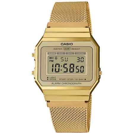 OROLOGIO ICONIC TONALITÀ ORO UOMO-DONNA CASIO VINTAGE A700WEMG-9AEF Casio