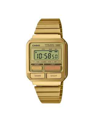 OROLOGIO DIGITALE ORO UOMO-DONNA CASIO VINTAGE A120WEG-9AEF Casio