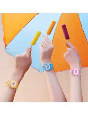 OROLOGIO TRASPARTENTE GIALLO Bambini CASIO BABY-G BGD-565SJ-9ER Casio
