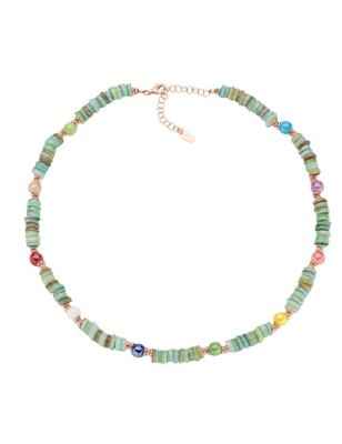 COLLANA GIADA VERDE DONNA AMEN OCEANIA