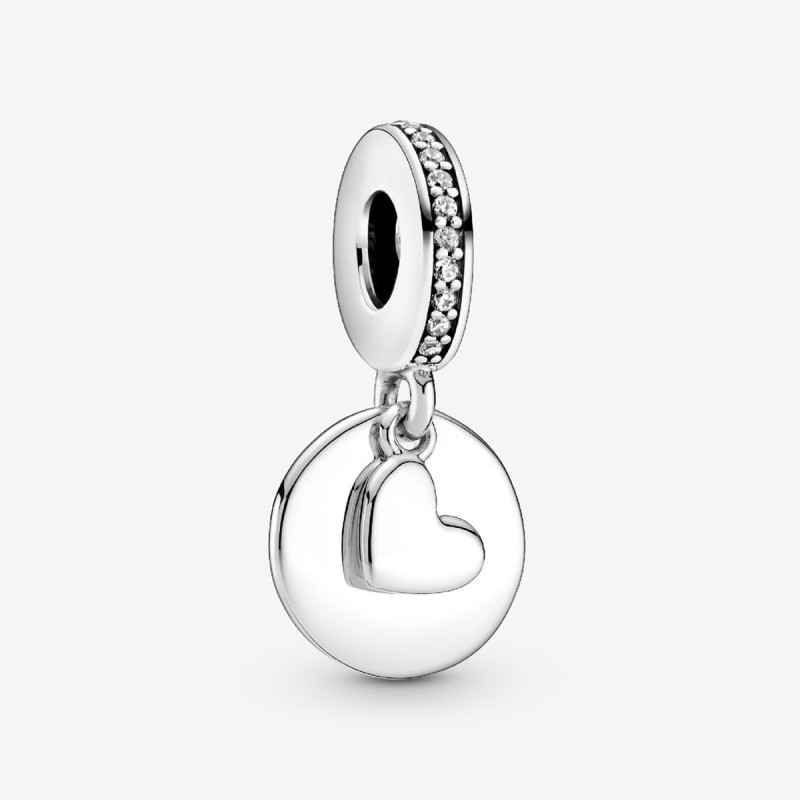Charm Pendente Cerchio e Cuore Donna Pandora