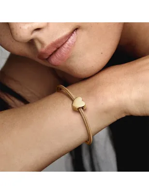 Charm Cuore placcatura oro 14k Donna Pandora