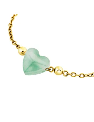 Bracciale dorato Candy con avventurina Donna Breil
