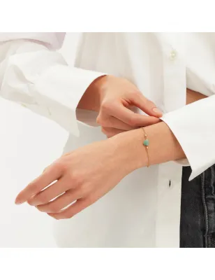 Bracciale dorato Candy con avventurina Donna Breil TJ3773 Breil